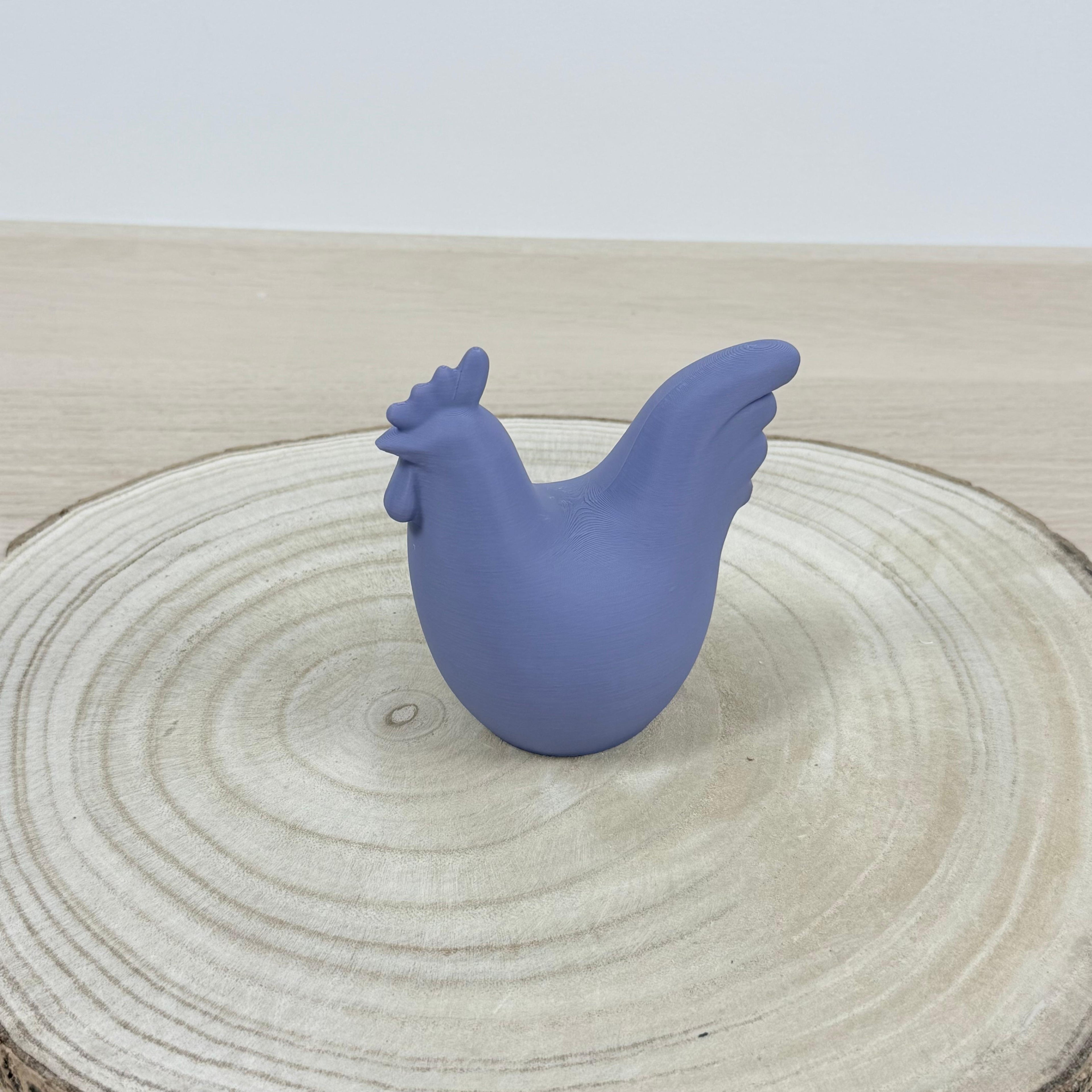 Poule décorative imprimé en 3D | Figurine 3D - POMM Créations