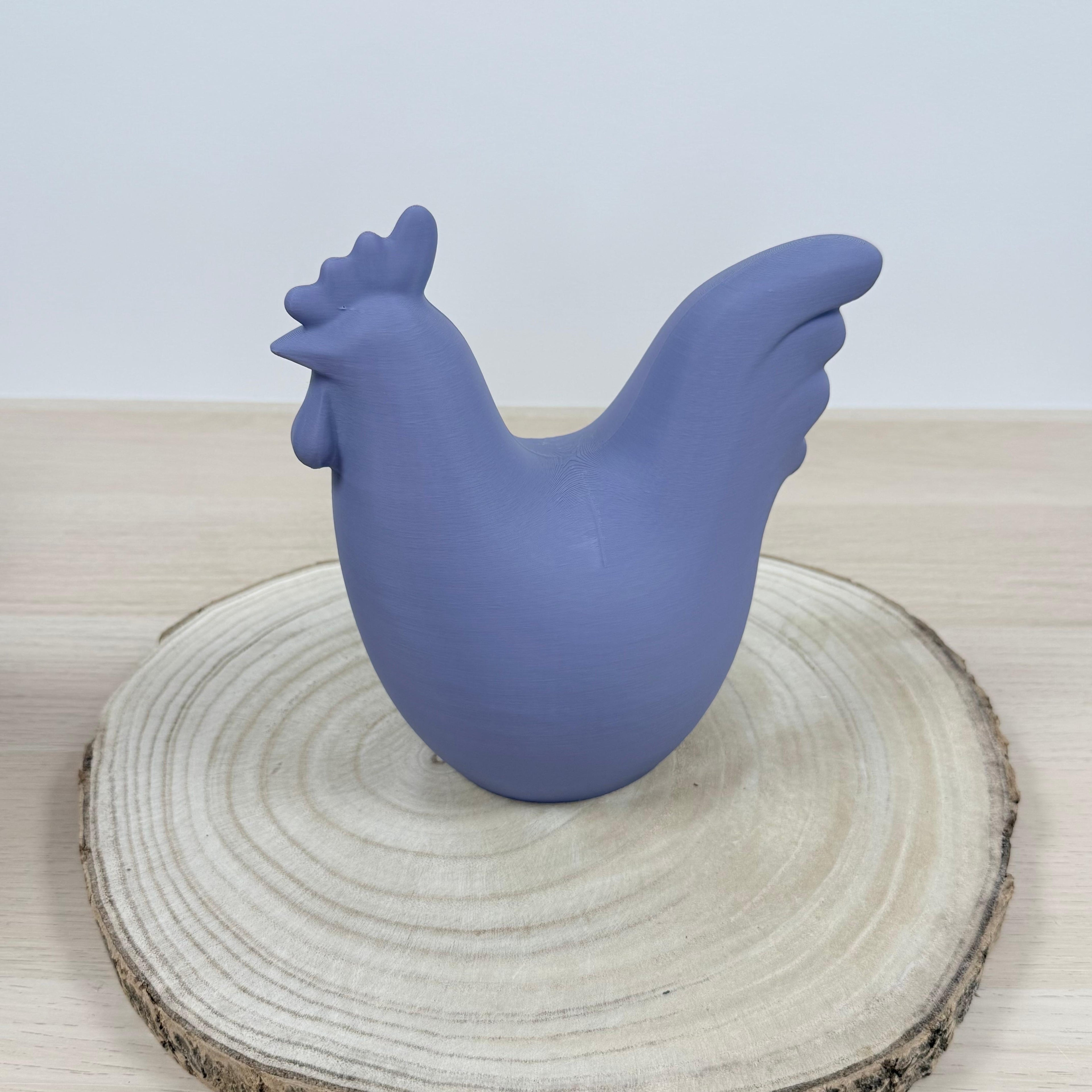 Poule décorative imprimé en 3D | Figurine 3D - POMM Créations