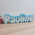 Lampe/veilleuse prénom à LED imprimée en 3D à personnaliser | Décoration 3D - POMM Créations