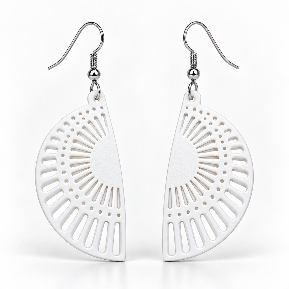 Boucles d'oreilles Rayon de soleil en 3D – vue 6