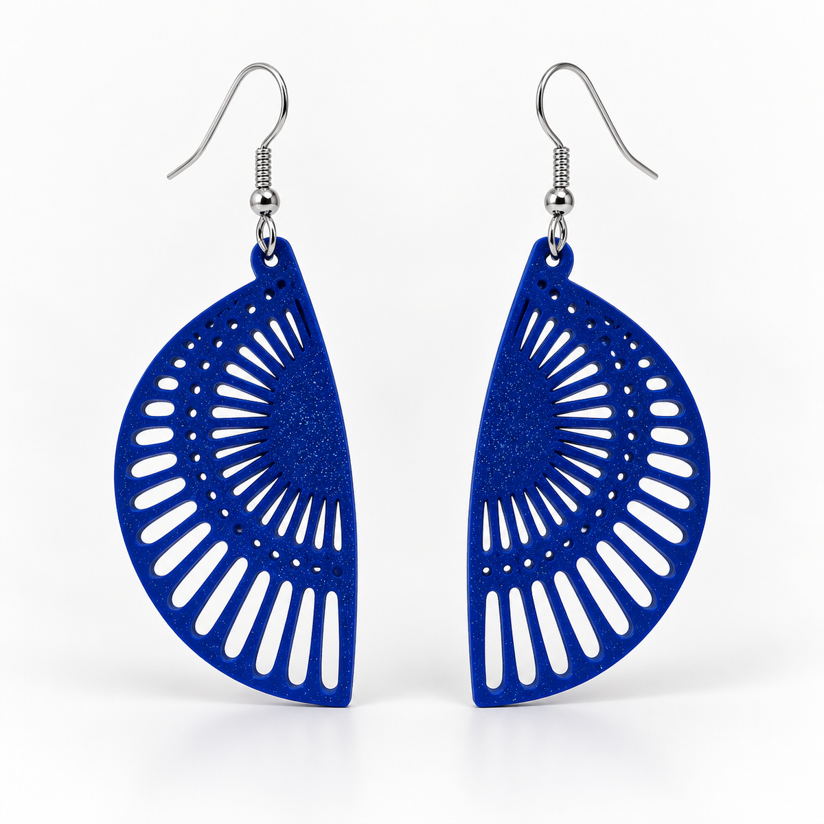 Boucles d'oreilles Rayon de soleil en 3D – vue 2