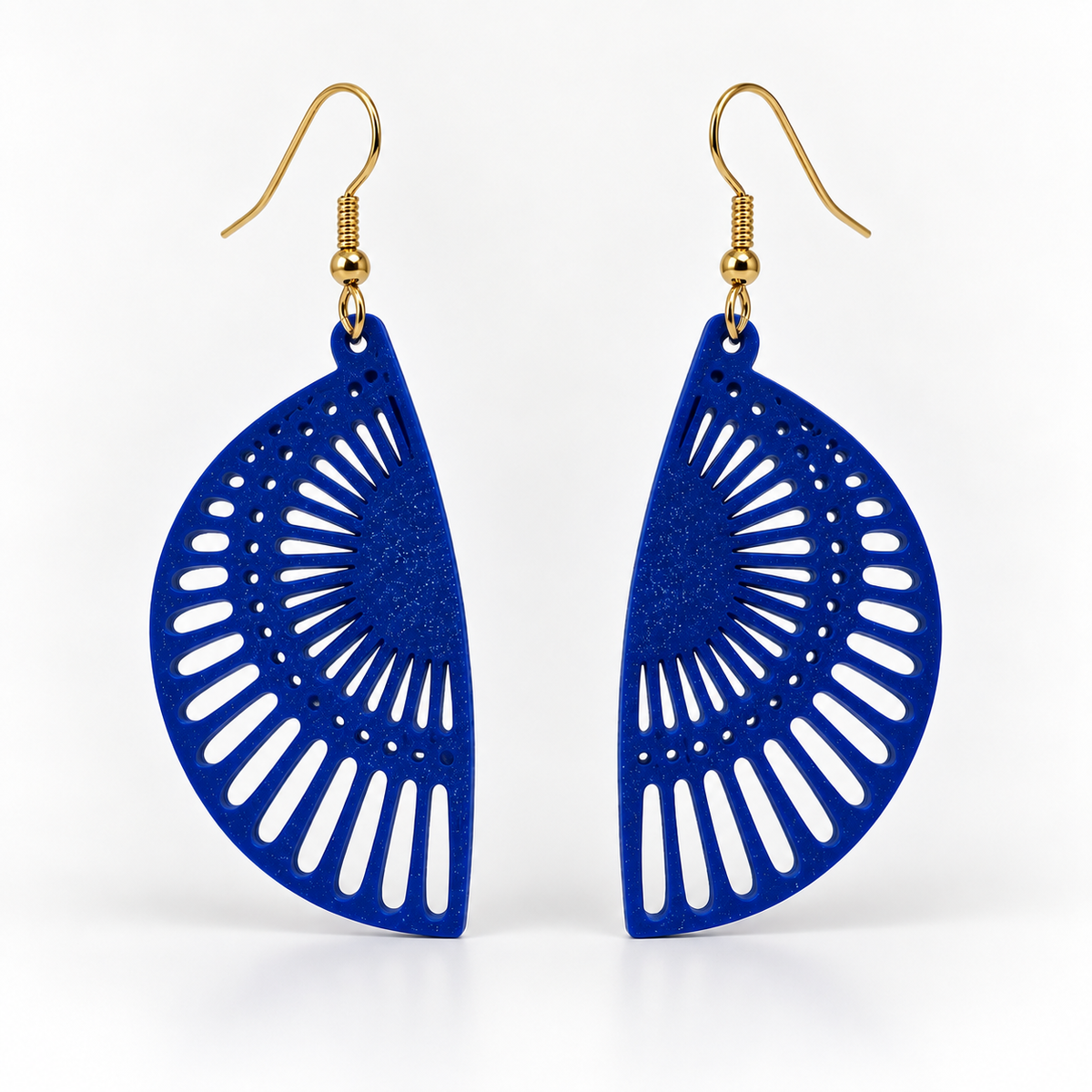 Boucles d'oreilles Rayon de soleil en 3D